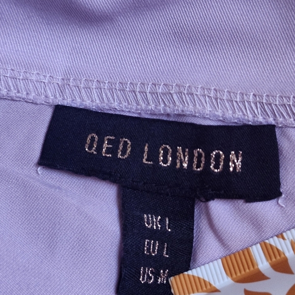 QED London Lilac Wrap Blouse - Picture 3 of 9